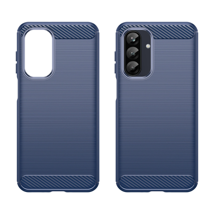 OEM - Galaxy A26 Mobilskal Carbon Flexible - Blå