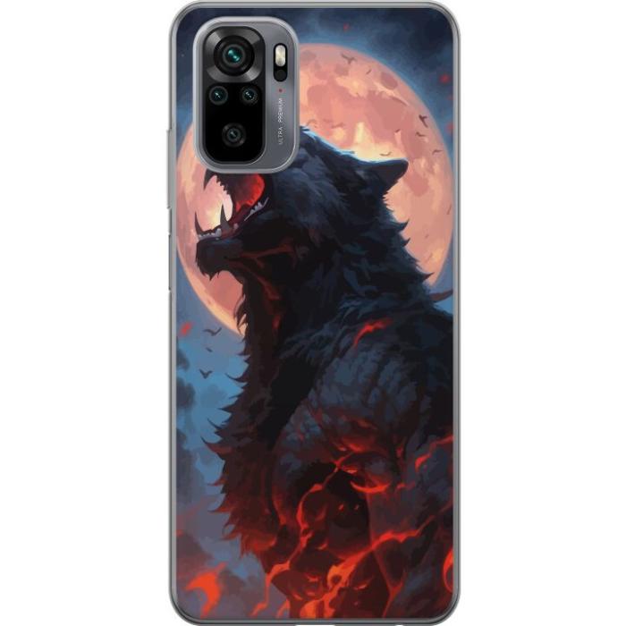 iSecrets - Mobilskal till Xiaomi Redmi Note 10S med Ylande varg