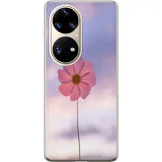 Gustaf - Mobilskal till Huawei P50 Pro med Rosa blomma