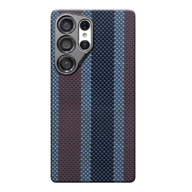 Galaxy S25 Ultra Mobilskal MagSafe Kevlar - TriColor Rain | 2353 | AlltMobil