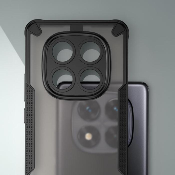 OEM - Xiaomi Redmi Note 14 Pro 5G Mobilskal Defender Matt - Svart