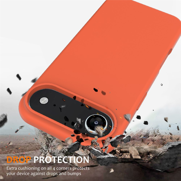 A-One Brand - iPhone 17 Air Mobilskal MagSafe Silikon Anti-Drop - Orange