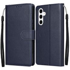 OEM - Samsung Galaxy S26 Plus Fodral St&auml;ll PU L&auml;der - Bl&aring;