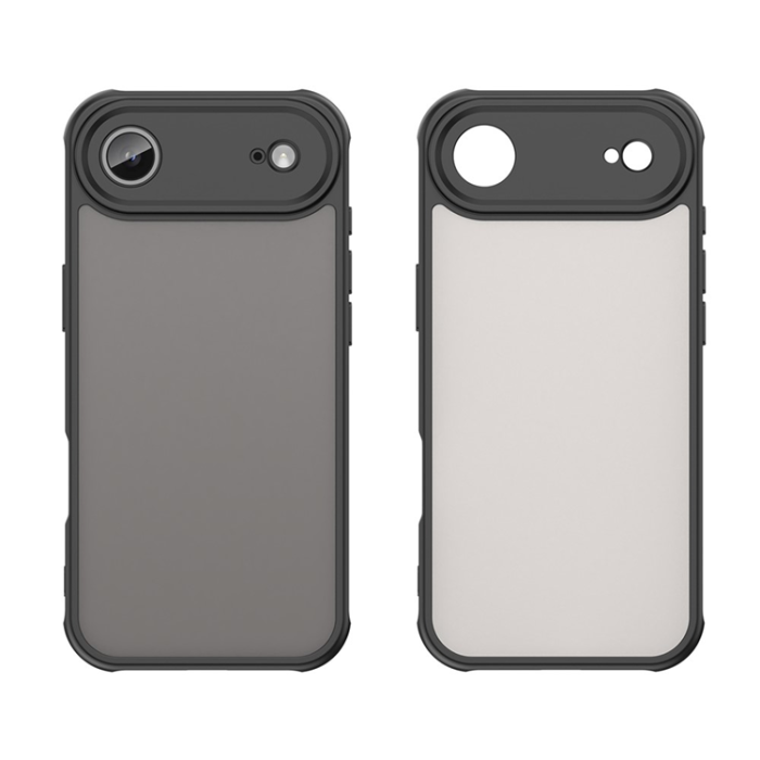 A-One Brand - iPhone Air Mobilskal Frostade krockkuddar Drop Proof - Svart