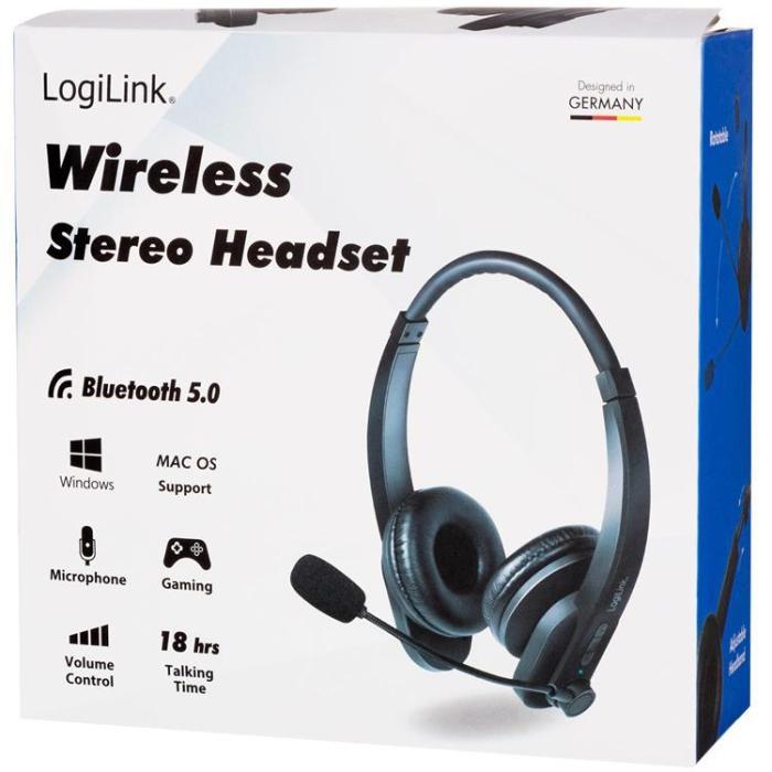 LogiLink - LOGILINK Bluetooth-headset Stereo Mikrofoner