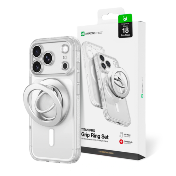 AmazingThing - AmazingThing Mobilskal För iPhone 18 Pro Max/17 Pro Max Magsafe Magnetic - Clear