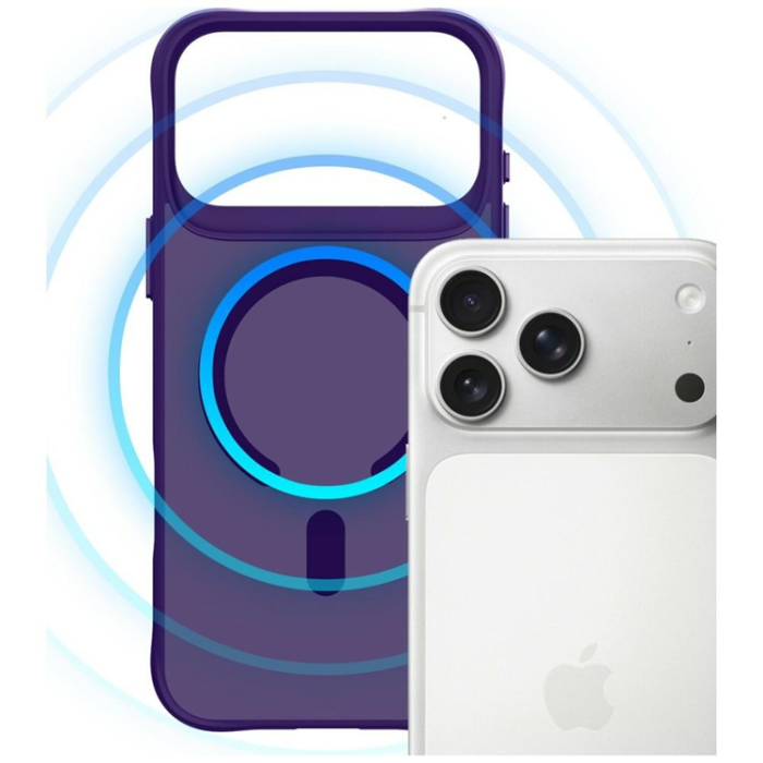 3MK - 3MK Mobilskal För iPhone 17 Pro Max Magsafe Smoke - Lila