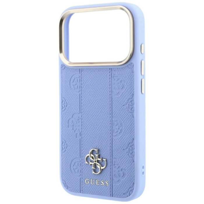 Guess - Guess Mobilskal För iPhone 18 Pro/17 Pro Magsafe Stripe Peony 4G Logo
