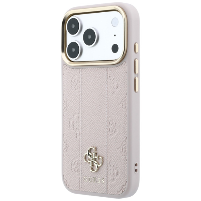 Guess - Guess Mobilskal till iPhone 18 Pro Max/17 Pro Max Magsafe Stripe Peony 4G Logo