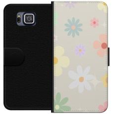 iSecrets - Plånboksfodral till Samsung Galaxy Alpha med fejdande blommor