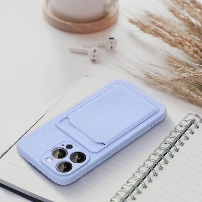 OEM - iPhone 12 Pro Skal Forcell Korthållare Violett