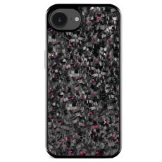 A-One Brand - iPhone 16e Mobilskal Aramid Fiber Forged Textur - Rosa