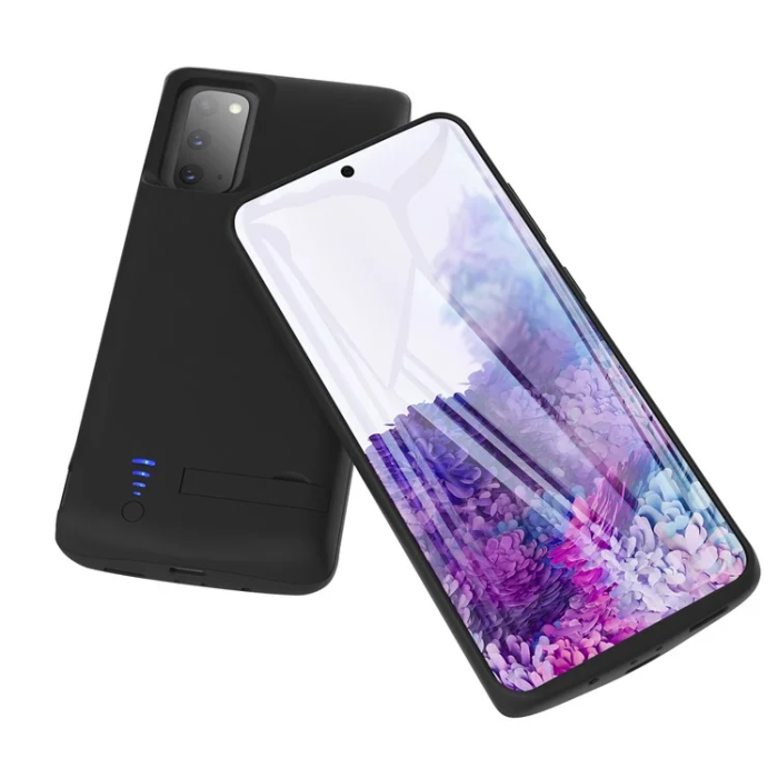 A-One Brand - Galaxy S20 Batteriskal 5000mAh Med Kickstand - Svart