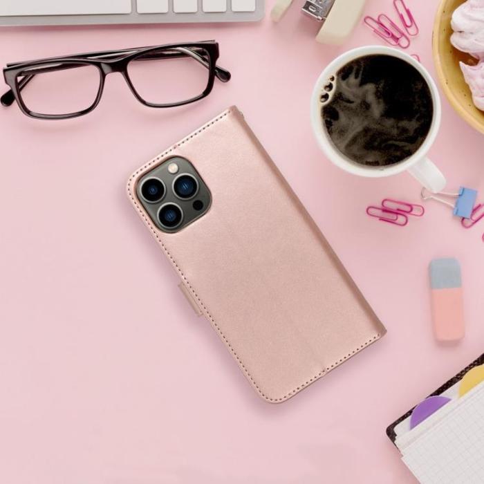 OEM - iPhone 15 Pro Max Plånboksfodral Mezzo - Rose Guld