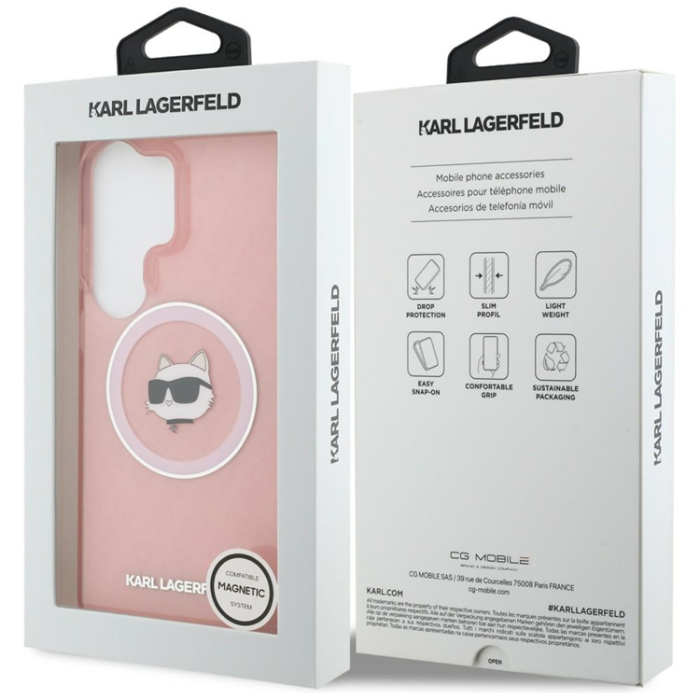 KARL LAGERFELD - Karl Lagerfeld Mobilskal För Galaxy S26 Ultra MagSafe IML Repeated Choupette