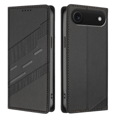 A-One Brand - iPhone 17 Air Plånboksfodral Punk Style Imprinted - Svart