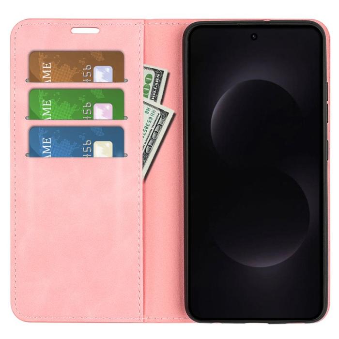 OEM - Samsung Galaxy S26 Ultra Fodral KonstLäder - Rosa