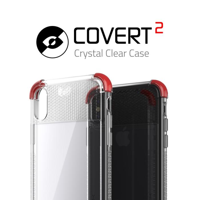 Ghostek - Ghostek Covert 2 Skal till Apple iPhone XS / X - Röd