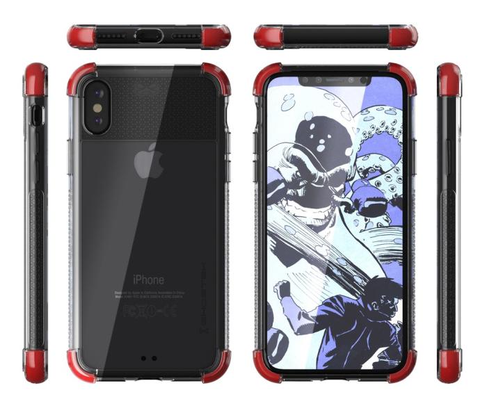 Ghostek - Ghostek Covert 2 Skal till Apple iPhone XS / X - Röd