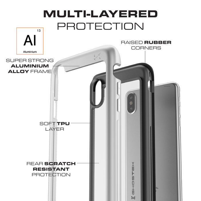 Ghostek - Ghostek Atmoic Slim Skal till Apple iPhone XS / X - Gold