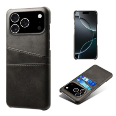 A-One Brand - iPhone 17 Pro Max Mobilskal Korthållare Dual - Svart