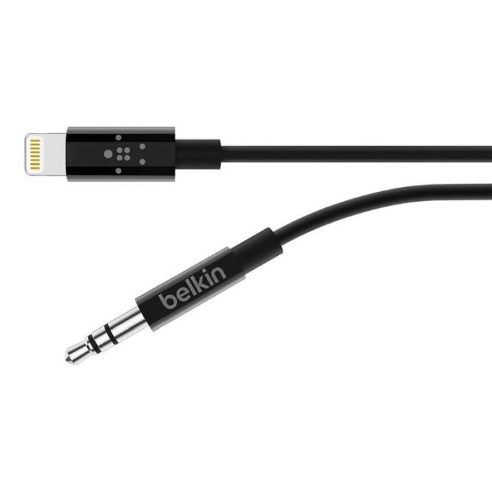 Belkin - Belkin Lightning To 3.5Mm Audio Cable 0,9M Black