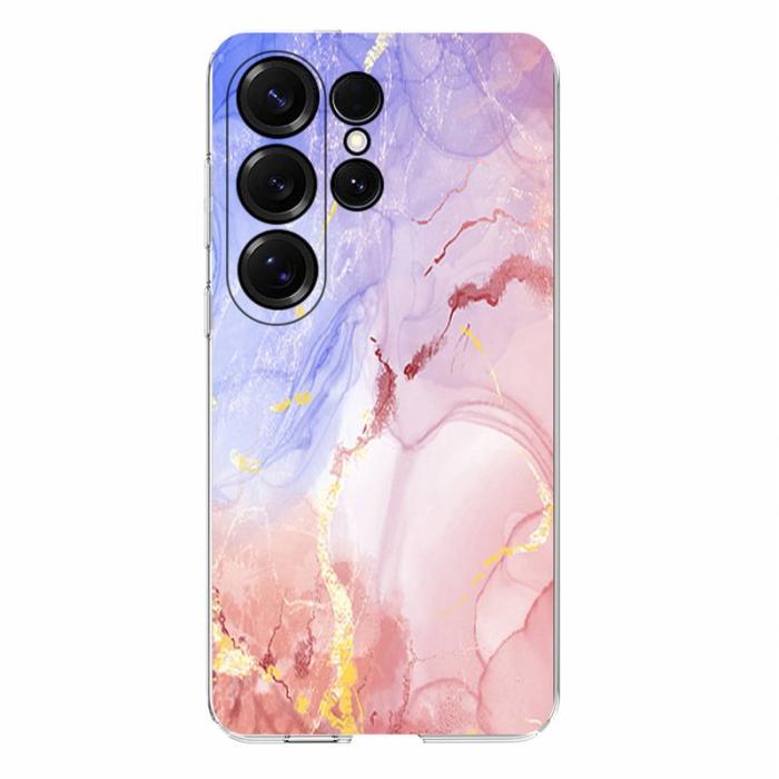 OEM - Mobilskal till Samsung Galaxy S26 Ultra Marmortryck Mjuk TPU - Rosa