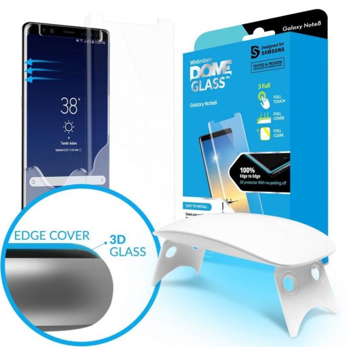 UTGATT4 - WhiteStone Dome Glass Skärmskydd till Samsung Galaxy Note 8
