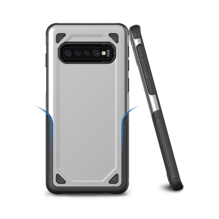 UTGATT5 - Rugged Armor Skal till Samsung Galaxy S10E - Guld