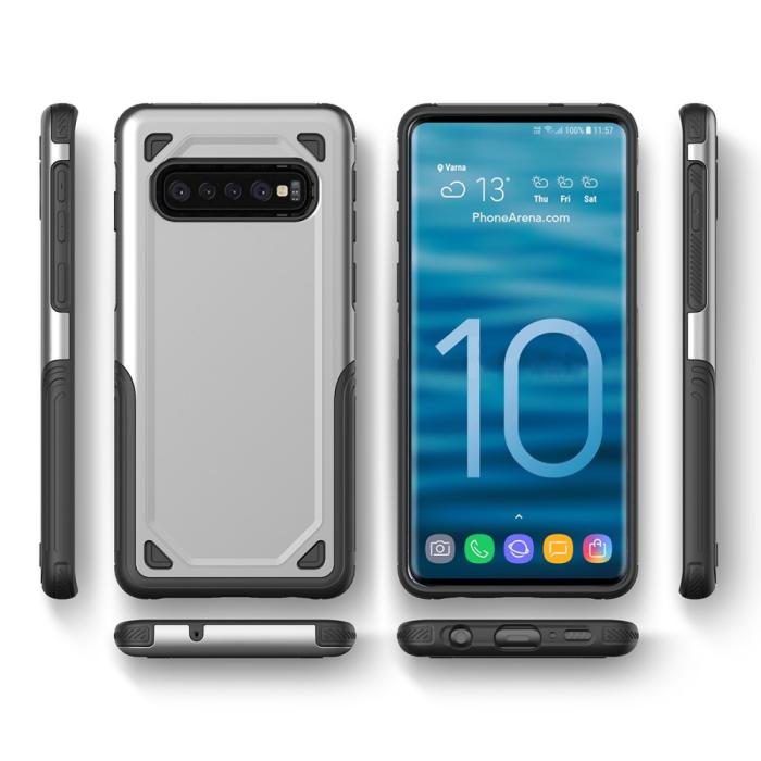 UTGATT5 - Rugged Armor Skal till Samsung Galaxy S10E - Guld