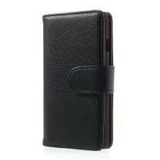 OEM - Embossed Pl&aring;nboksfodral till LG Optimus L9 II (Svart)