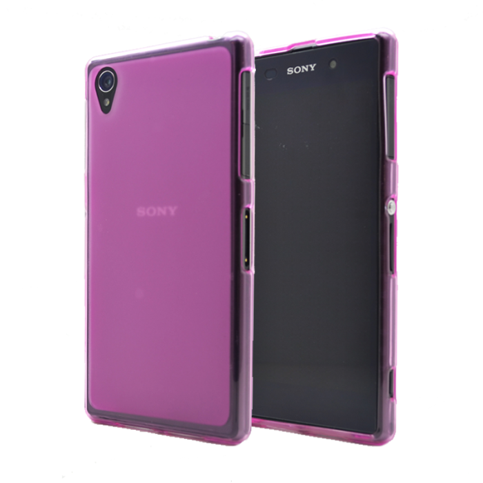 UTGATT4 - FlexiCase Skal till Sony Xperia Z1 (Magenta)