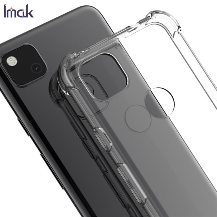 Imak - IMAK Skal + Skärmskydd Till Google Pixel 4a - Transparent