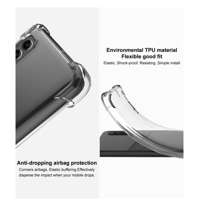 Imak - IMAK Skal + Skärmskydd Till Google Pixel 4a - Transparent
