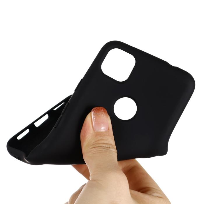 OEM - Silicone Skal Till Google Pixel 4a - Svart