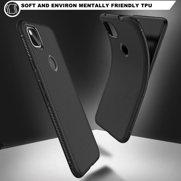 UTGATT1 - Jazz Twill Texture Skal Till Google Pixel 4A - Svart