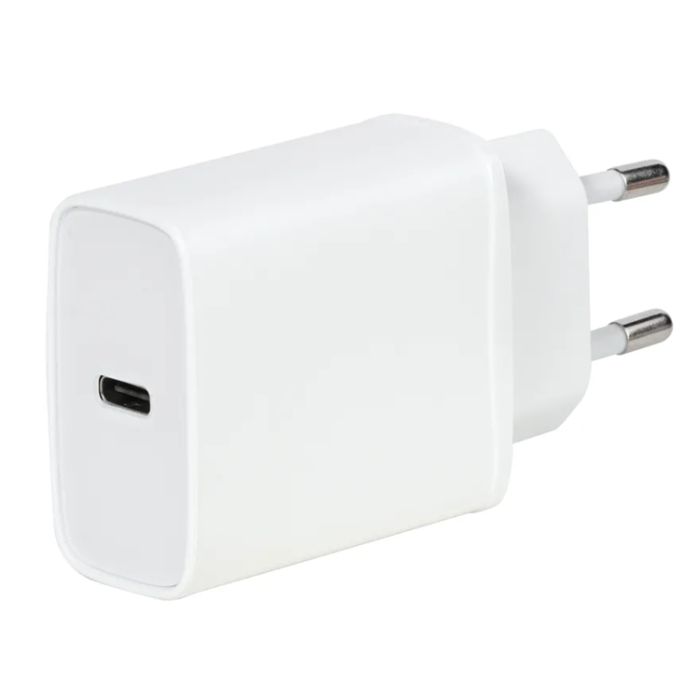 UTGATT1 - Vivanco Hemladdare USB 18W Till USB-C Kabel 1.2m - Vit