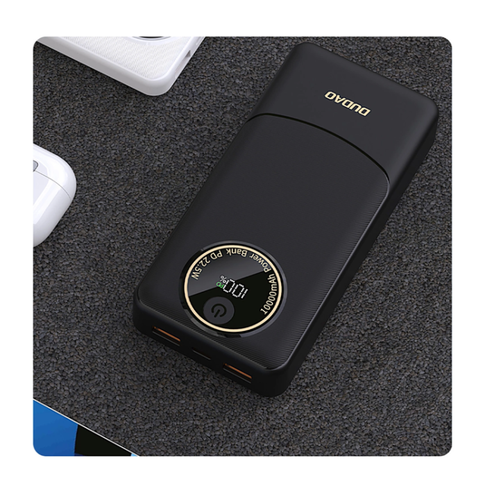 Dudao - Dudao Powerbank 20000mAh 22.5W PD USB-A, USB-C - Svart