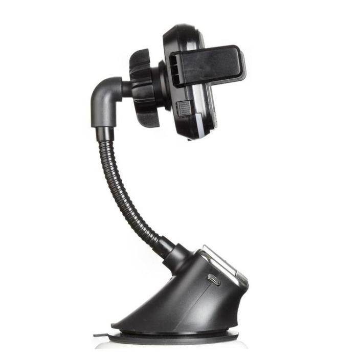 Art - ART Bilhållare/FM-sändare med trådlös laddning 4-i-1 MP3TR FM-09