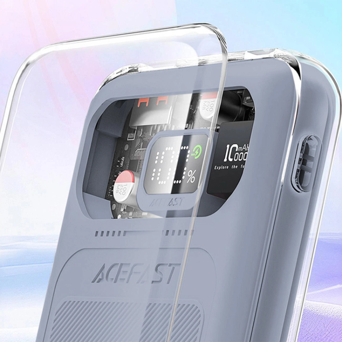 Acefast - Acefast Powerbank 10000mAh 30W Sparkling Series M1 - Grå