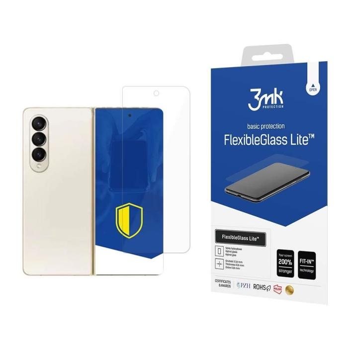 3MK - 3MK Galaxy Z Fold 4 Hybrid Okrossbart Glas FlexibleGlass Lite