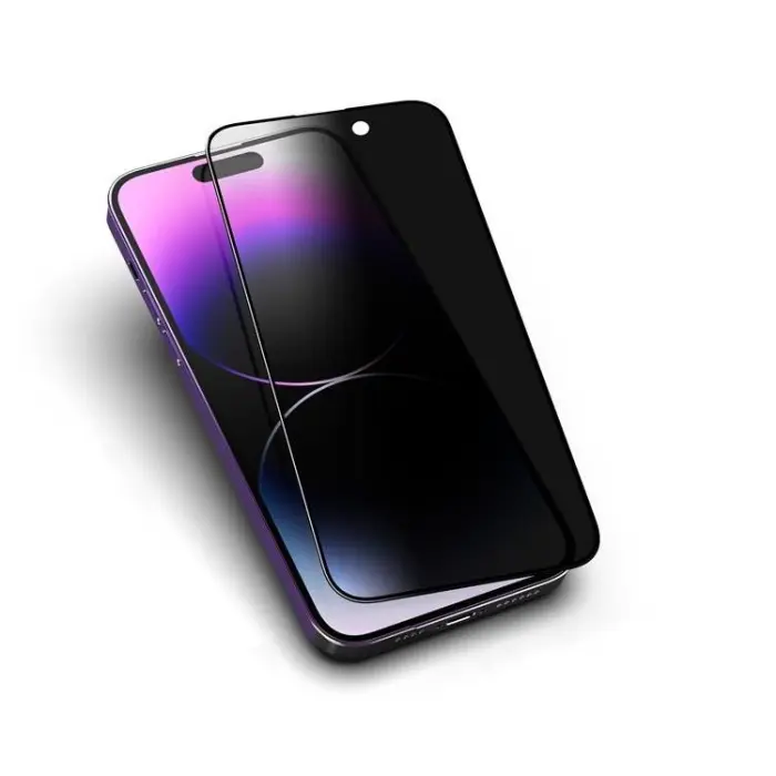 Boom of Sweden - LIVSTIDSGARANTI - BOOM iPhone 14 Pro Max Privacy Härdat Glas Skärmskydd 2st
