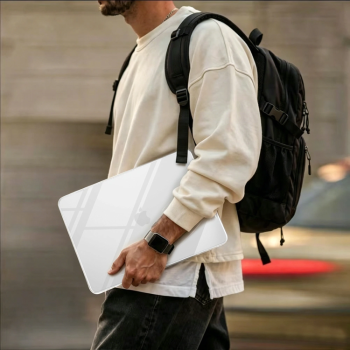 Tech-Protect - Tech-Protect Fodral För Macbook Air 13 Soft Shell - Crystal Clear