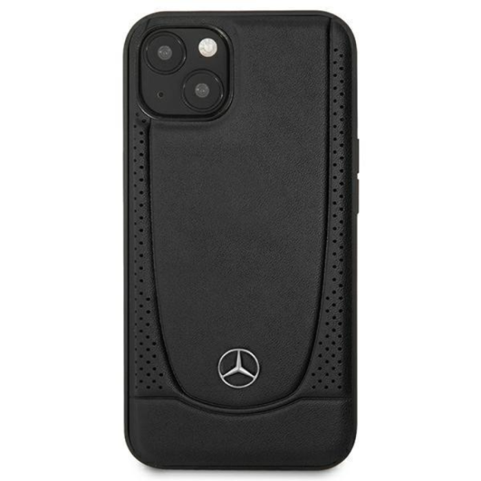Mercedes - Mercedes iPhone 14 Plus Skal Läder Urban Bengale - Svart