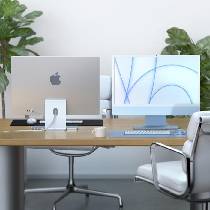 Satechi - Satechi USB-C Slim Dock för iMac 24-tum (2021) - Blå