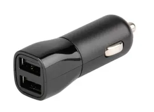 Vivanco - Vivanco 2xUSB Billaddare (2.4A+1A) 12/24V Svart