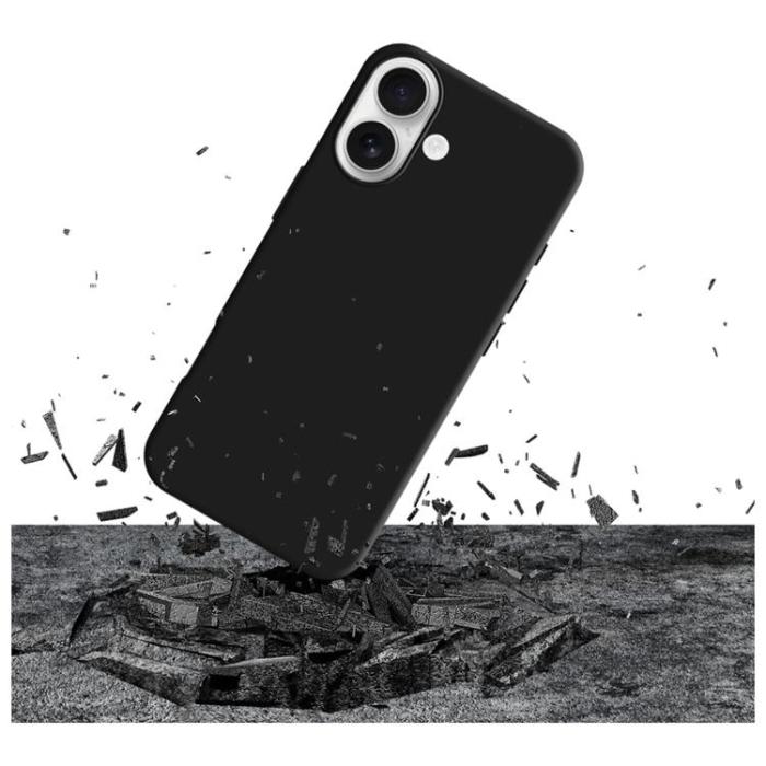 3MK - 3MK iPhone 17 Mobilskal Silikon - Svart