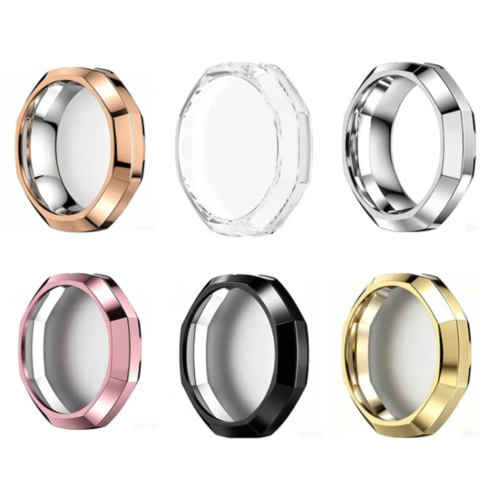 A-One Brand - Swatch Royal Pop TPU Skal med Geometrisk Design - Guld