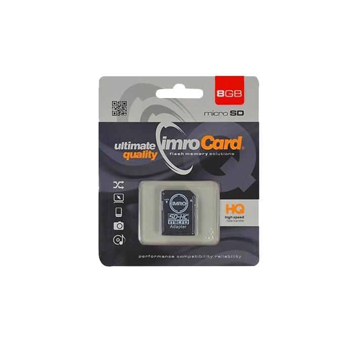 Imro 8GB microSDHC Minneskort Klass 10 med Adapter | 288 | AlltMobil