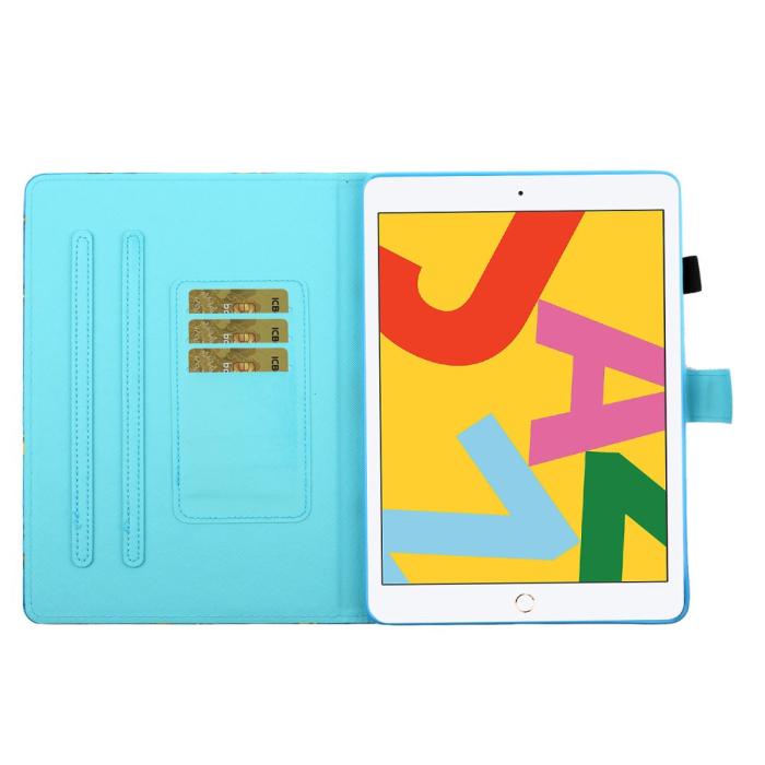 OEM - iPad 10.2 (2021/2020/2019) / Air 3 10.5 (2019) Fodral - Katt och tiger